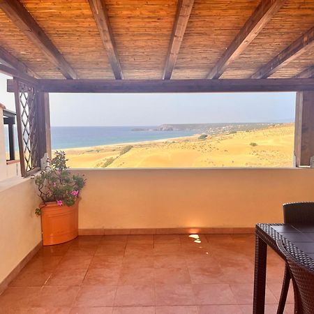 Torre Dei Corsari Mit Aussicht Auf Meer Und Dune Dış mekan fotoğraf