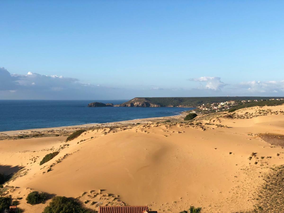 Torre Dei Corsari Mit Aussicht Auf Meer Und Dune Dış mekan fotoğraf