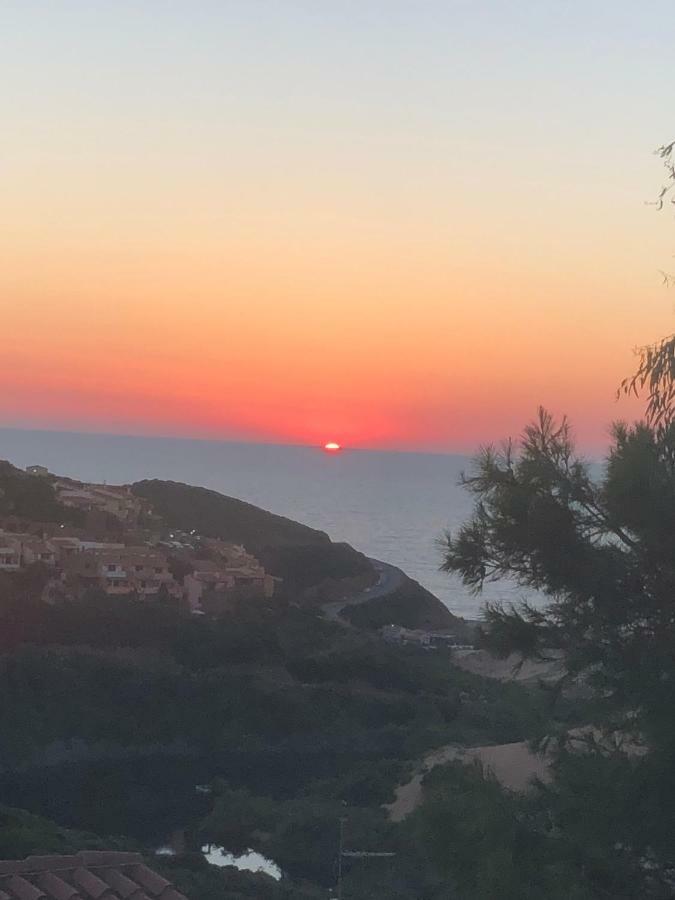 Torre Dei Corsari Mit Aussicht Auf Meer Und Dune Dış mekan fotoğraf