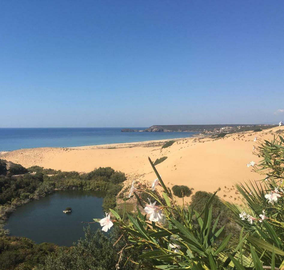 Torre Dei Corsari Mit Aussicht Auf Meer Und Dune Dış mekan fotoğraf